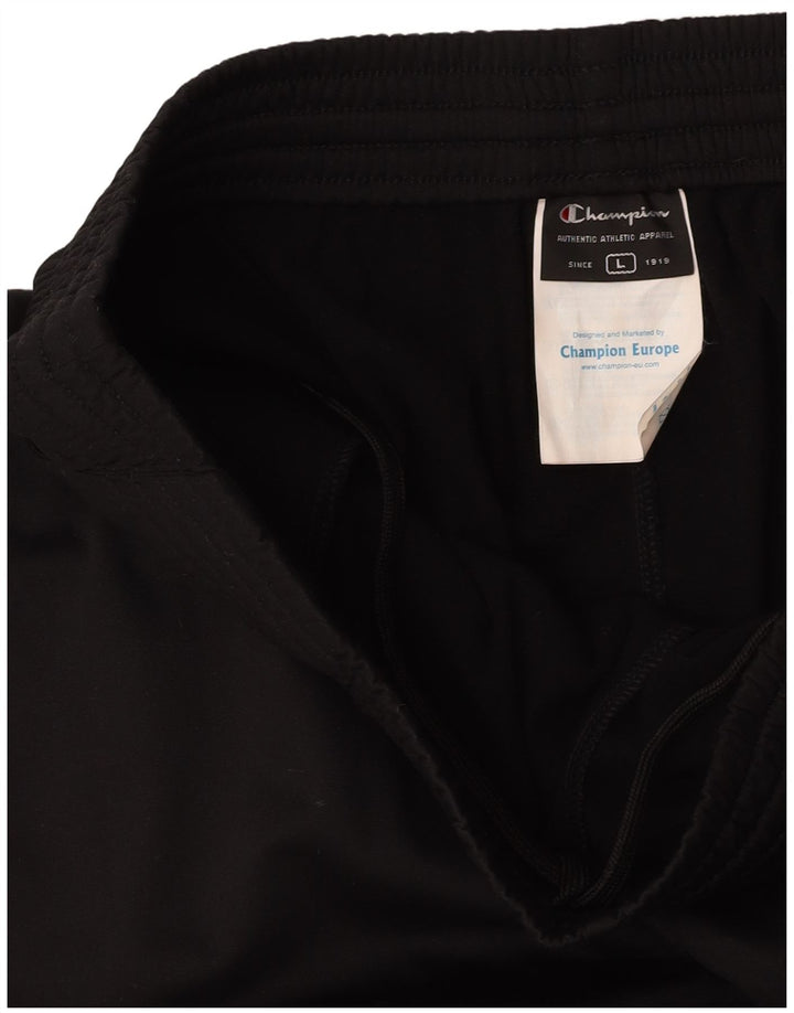 CHAMPION Muške hlače za trenirku, velike crne poliesterske hlače