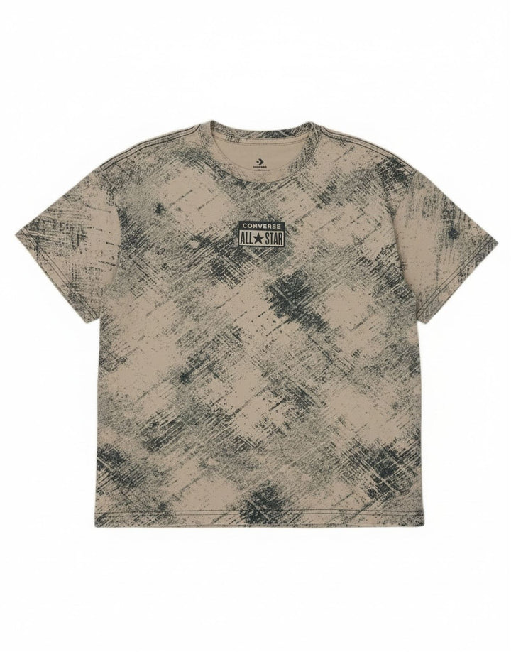 Majica kratkih rukava Converse Boys Graphic T-Shirt, 12-13 Years Large Off White Check