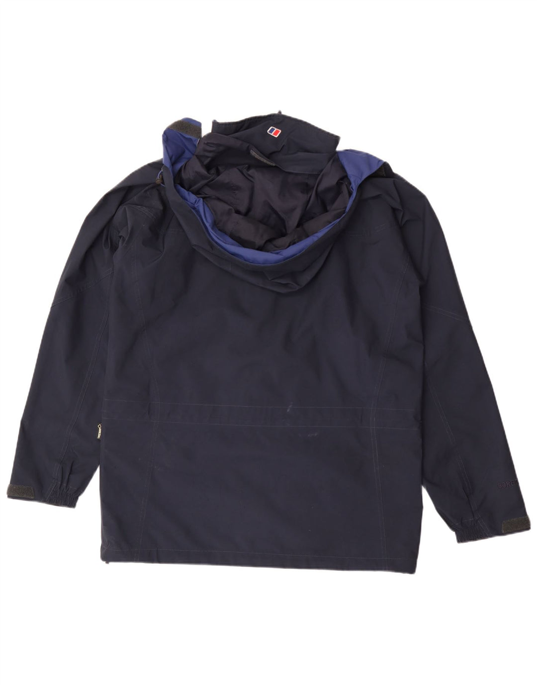 Berghaus muška kišna jakna s kapuljačom UK 38 srednje tamnoplavi poliester