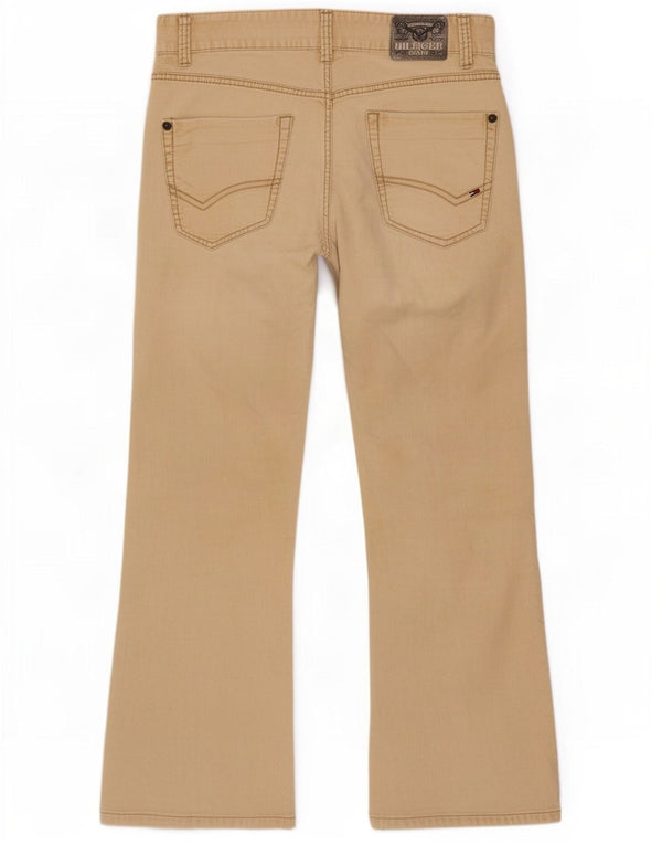 Tommy Hilfiger Womens Bootcut Corduroy Trousers W34 L32 Beige Cotton