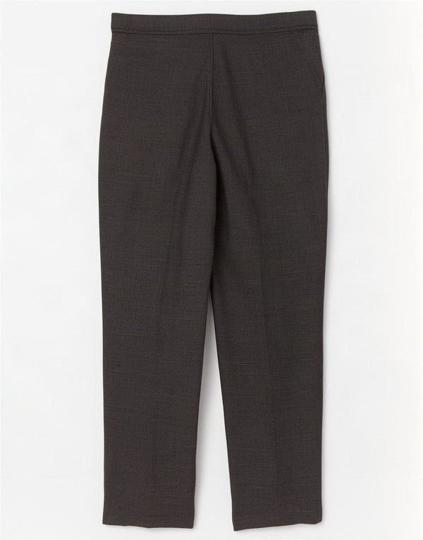 Marks & Spencer ženske ravne ležerne hlače UK 14 Large W32 L28 sive