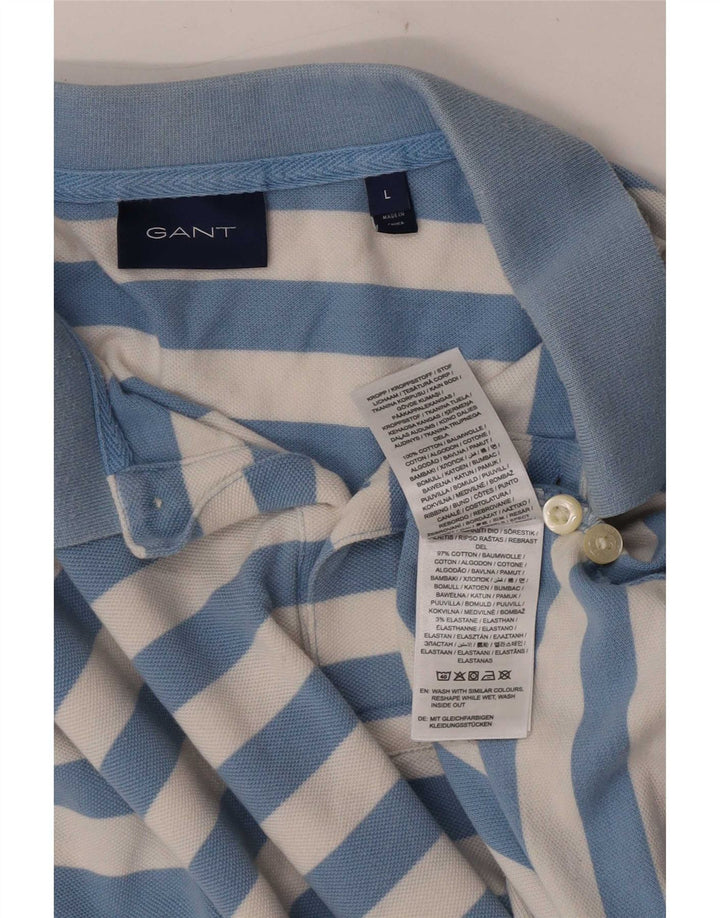 Gant muška polo majica s velikim plavim prugama, pamuk