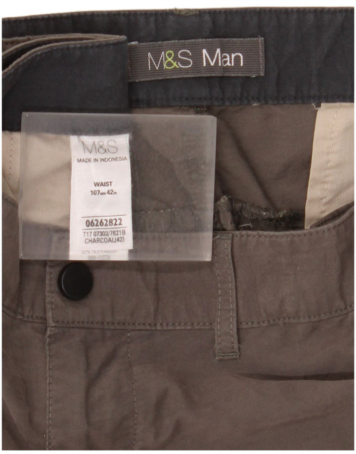 Marks & Spencer muške kargo kratke hlače W42 2XL sivi pamuk