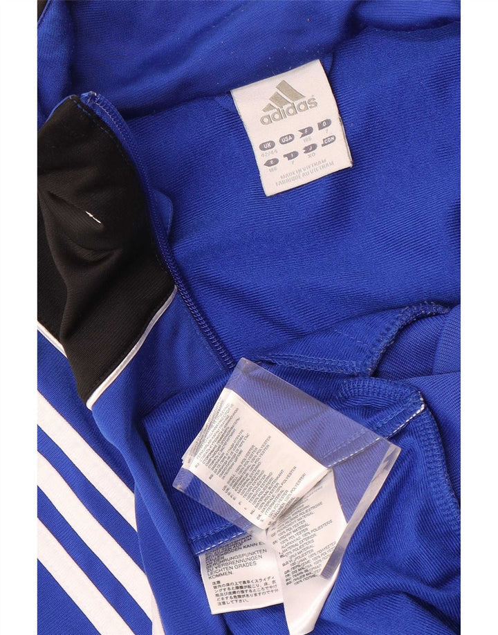 Adidas muška trenirka gornja jakna UK 42/44 veliki plavi poliester u boji