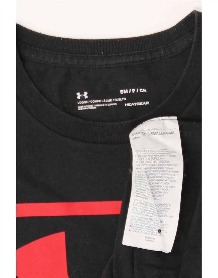 Under Armour majica kratkih rukava s grafičkim motivima, mali crni pamuk