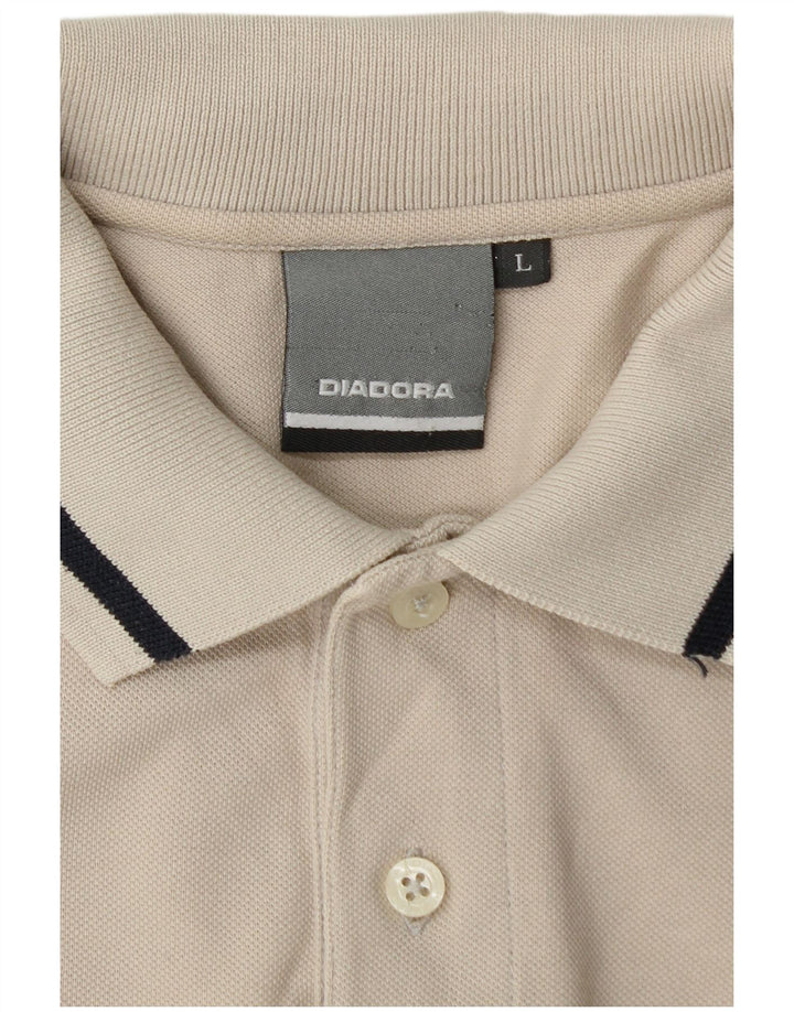 DIADORA Muška polo majica velika bijela pamučna