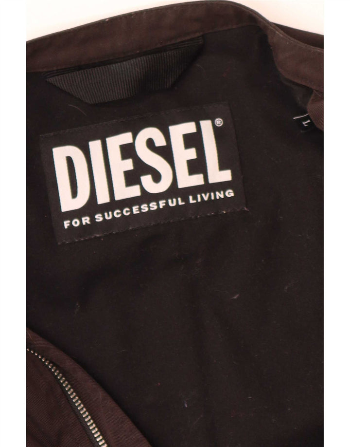 Diesel muška bomber jakna UK 40 veliki smeđi najlon
