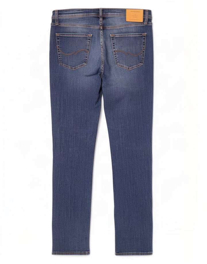 Jack & Jones Muške uske traperice W34 L36 Plavi pamuk