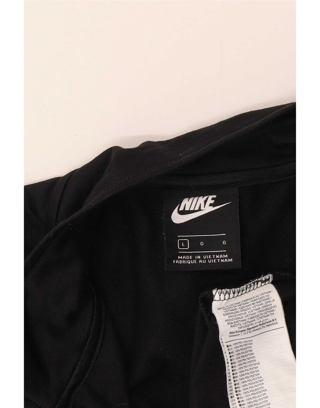 Nike muška gornja jakna trenirke velika crna poliester