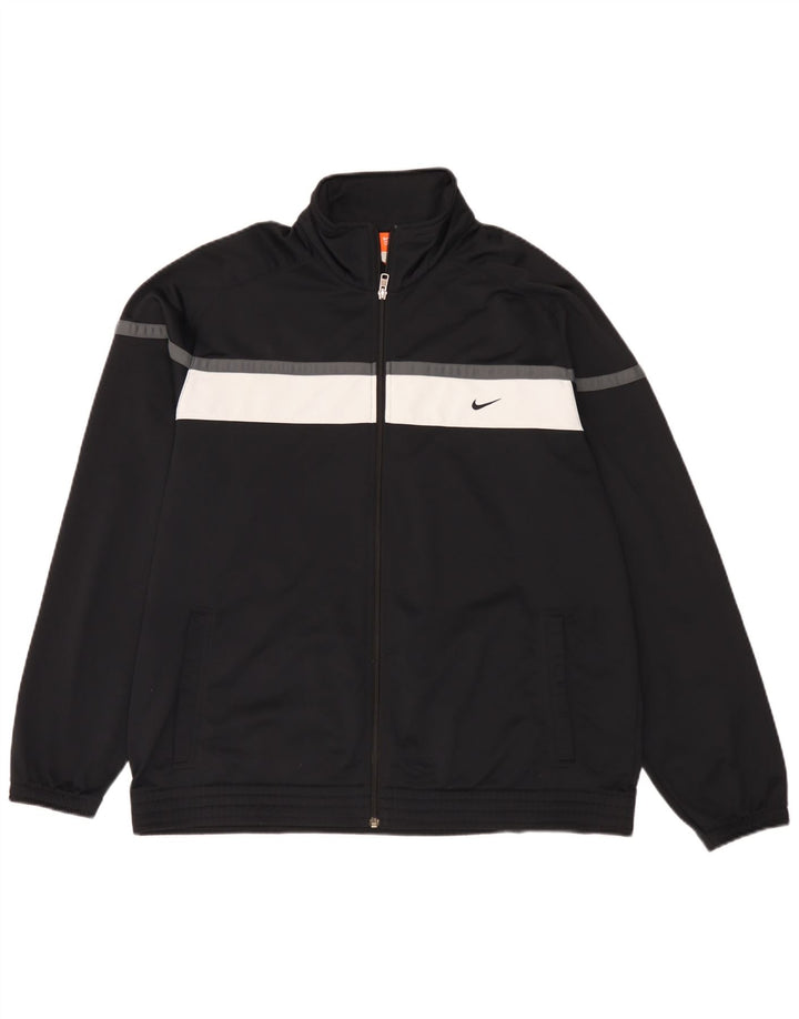 Nike muška trenirka gornja jakna UK 46/48 XL crna poliesterska boja