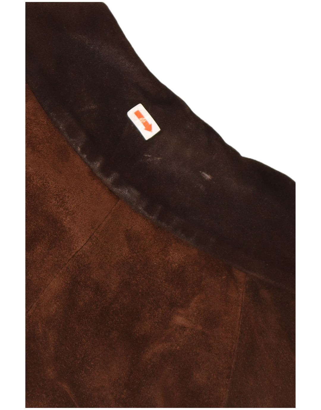 Vintage ženska velika vjetrovka od brušene kože UK 18 XL smeđa