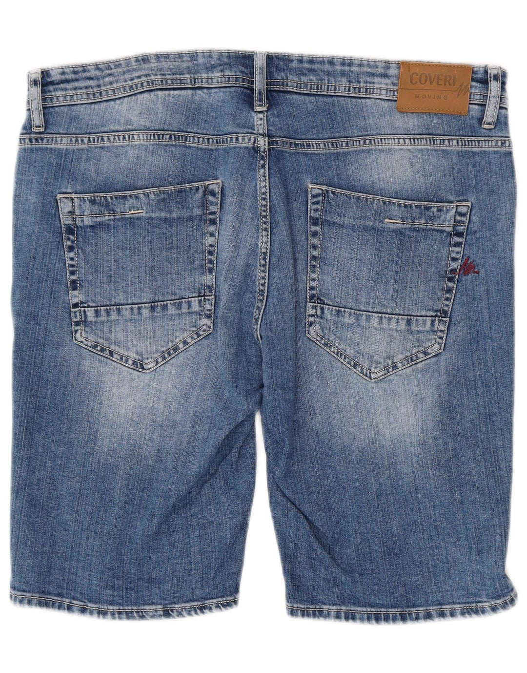 COVERI Muške traper kratke hlače IT 52 XL W38 Plavi pamuk