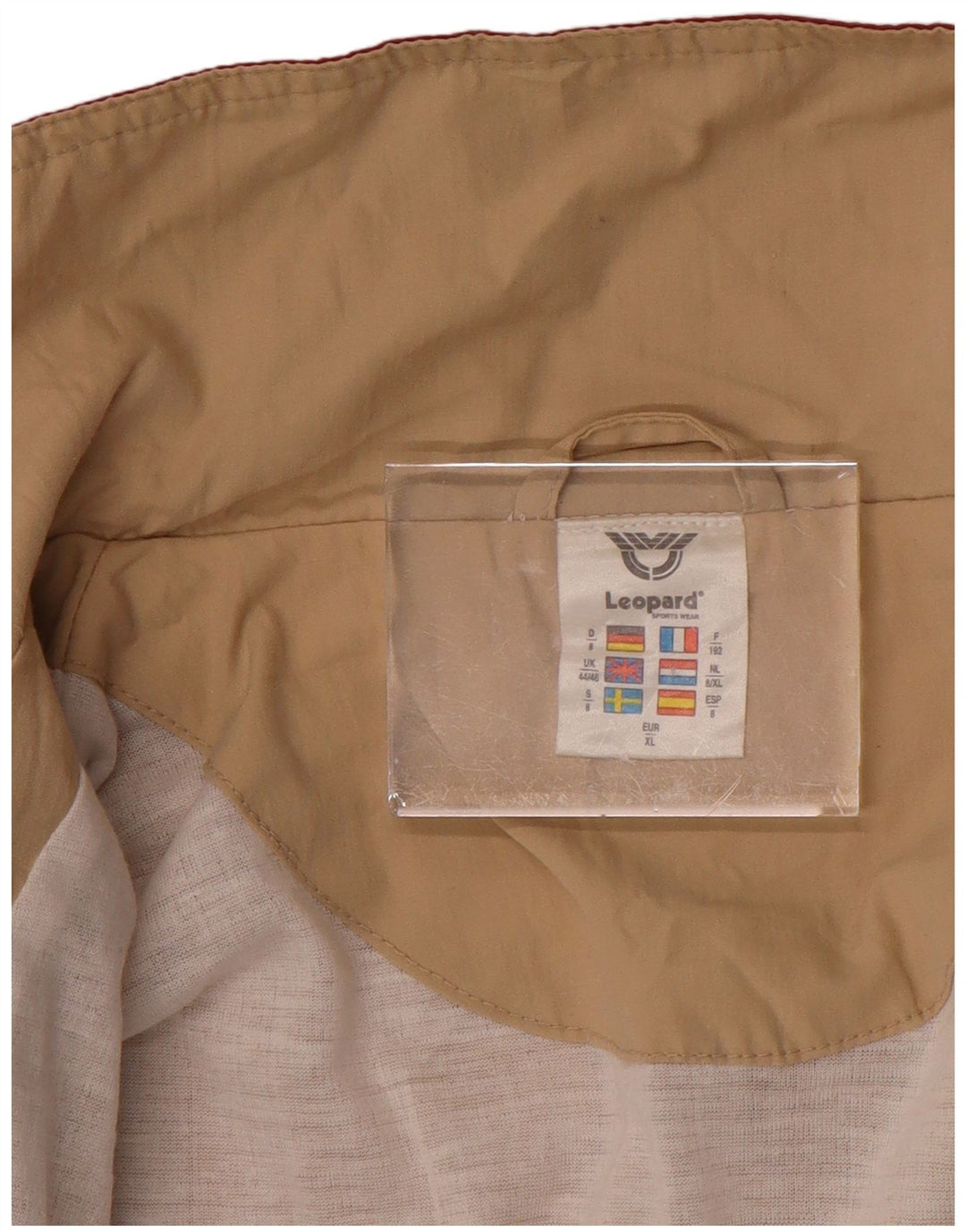 LEOPARD muška vjetrovka jakna UK 44/46 XL Red Paisley Pamuk