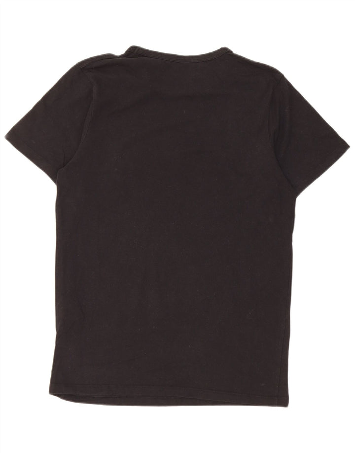 Jack & Jones muška majica kratkih rukava srednji crni pamuk