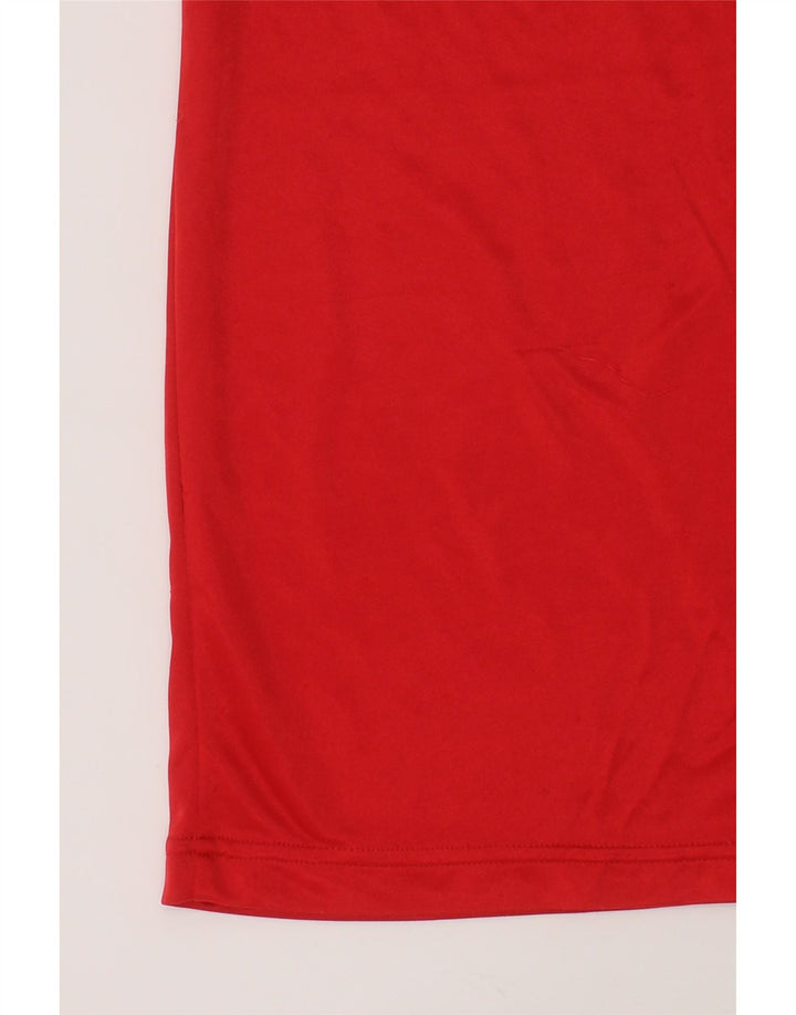 CHAMPION Boys T-Shirt Top 11-12 Years Large  Red Colourblock Polyester Vintage Champion and Second-Hand Champion from Messina Hembry 