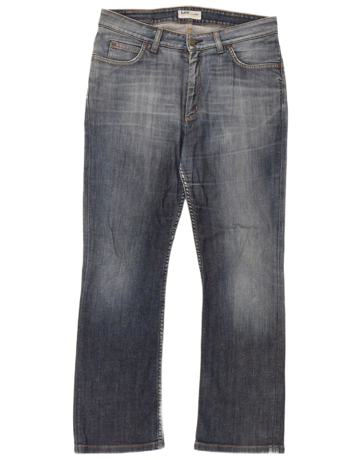 Lee ženske traperice Cameron Bootcut W34 L28 plavi pamuk