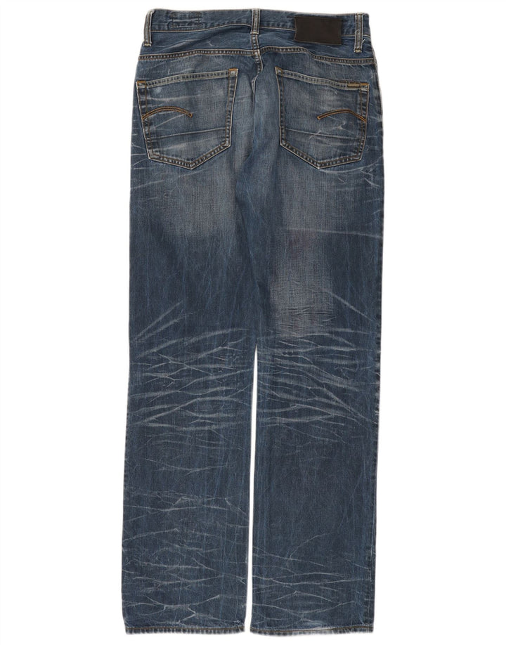 G-Star muške ravne traperice W32 L34 plavi pamuk