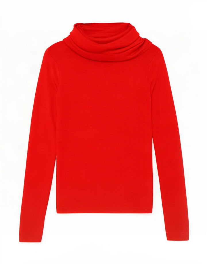 Zara ženski pulover s rol izrezom UK 8 Small Red