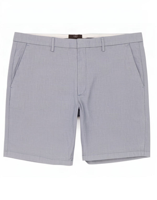 Marks & Spencer muške chino kratke hlače XL W40 plavi pamuk