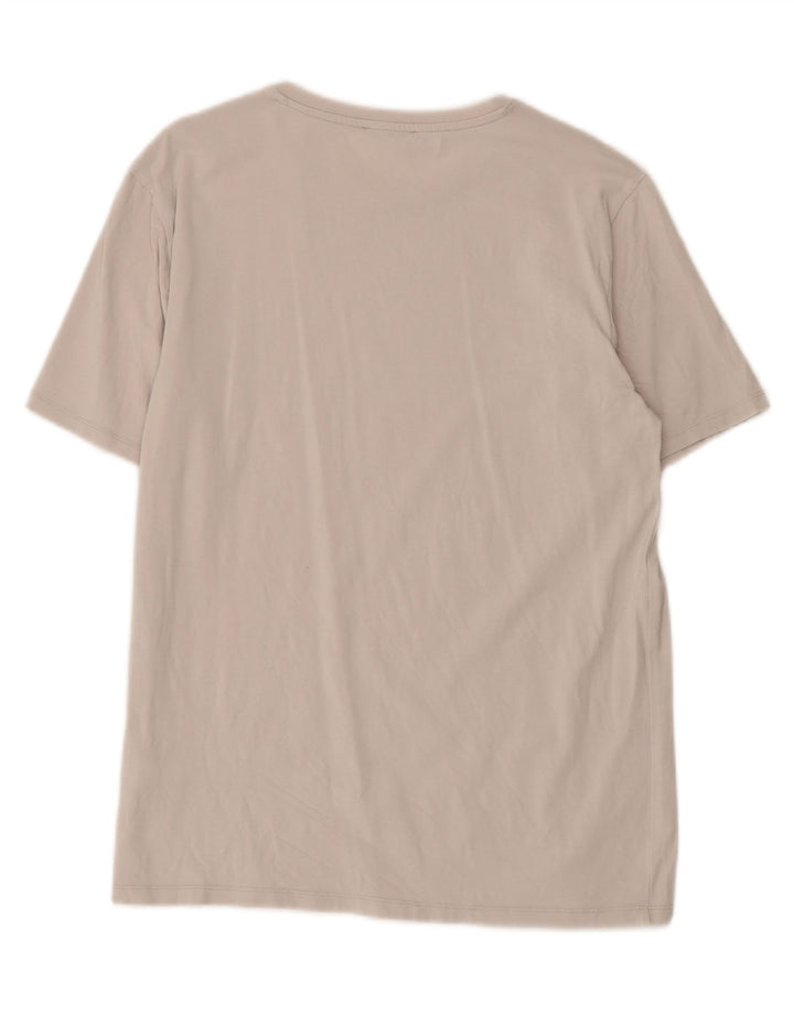 ZARA Mens T-Shirt Top XL Grey Cotton Vintage Zara and Second-Hand Zara from Messina Hembry 