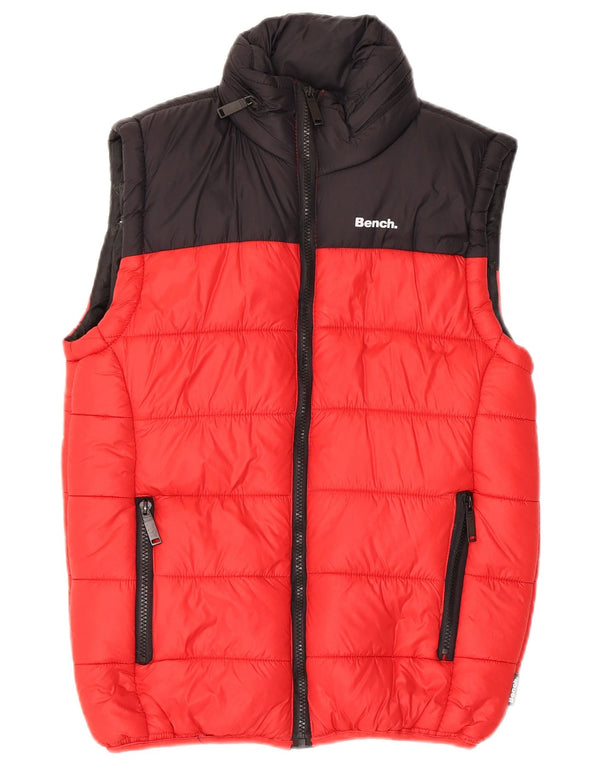 Bench Boys Podstavljena jakna s kapuljačom 11-12 godina Red Colourblock Najlon