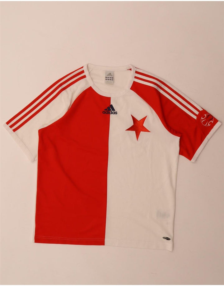 Adidas muška majica kratkih rukava Climalite Graphic T-shirt Medium Red Colourblock Poliester