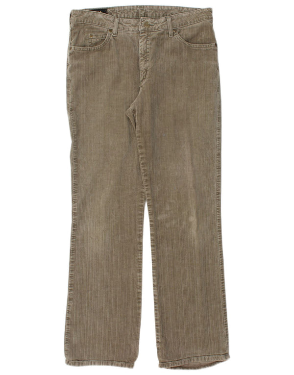 Lee muške ravne hlače od samta W32 L31 bež pamuk