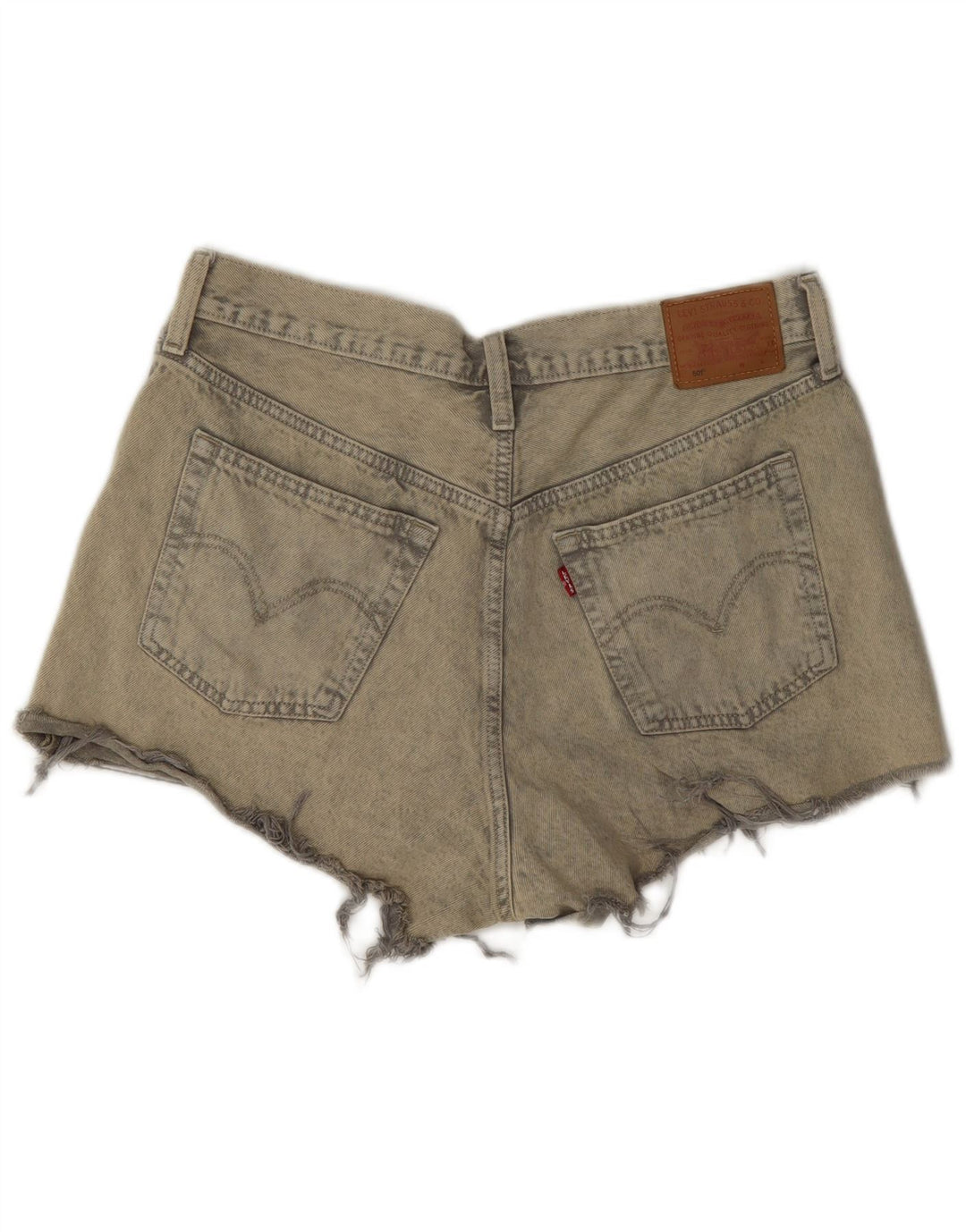 Levi's ženske kratke traper hlače 501 W30 srednje sive