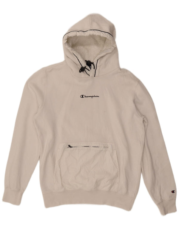 CHAMPION Ženska majica s kapuljačom UK 16 Veliki bijeli pamuk