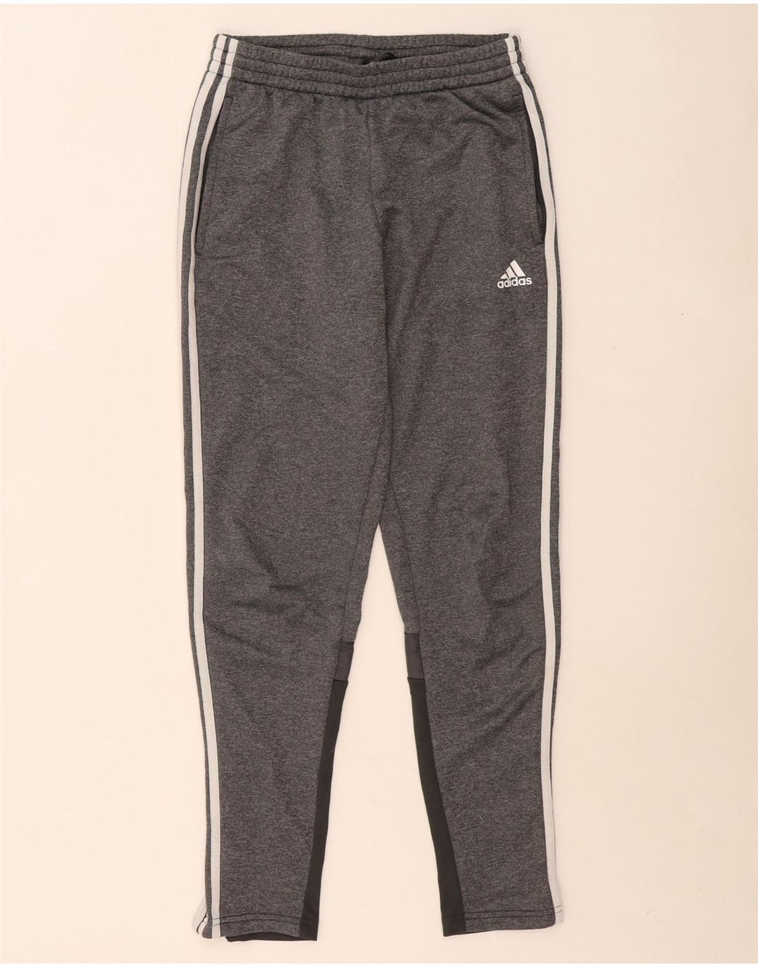 ADIDAS Mens Aeroready Tracksuit Trousers Small  Grey Colourblock Polyester