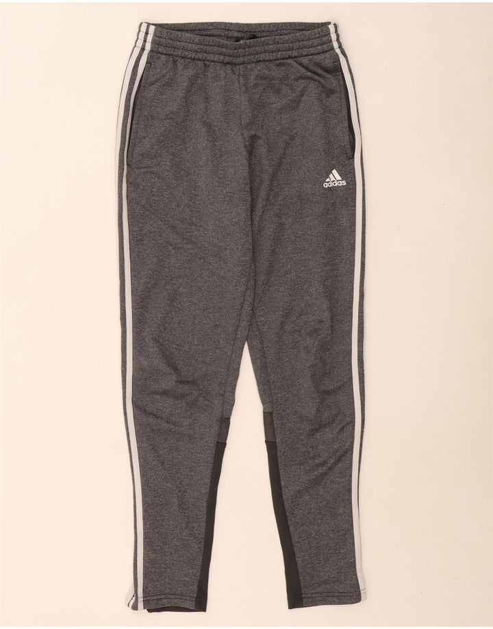 ADIDAS Mens Aeroready Tracksuit Trousers Small  Grey Colourblock Polyester