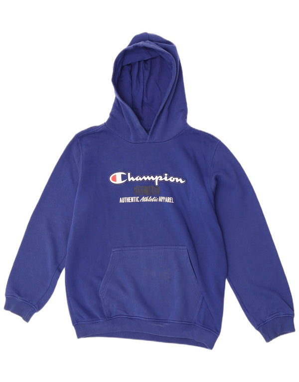Champion Boys Graphic Hoodie Džemper 13-14 godina XL plavi pamuk