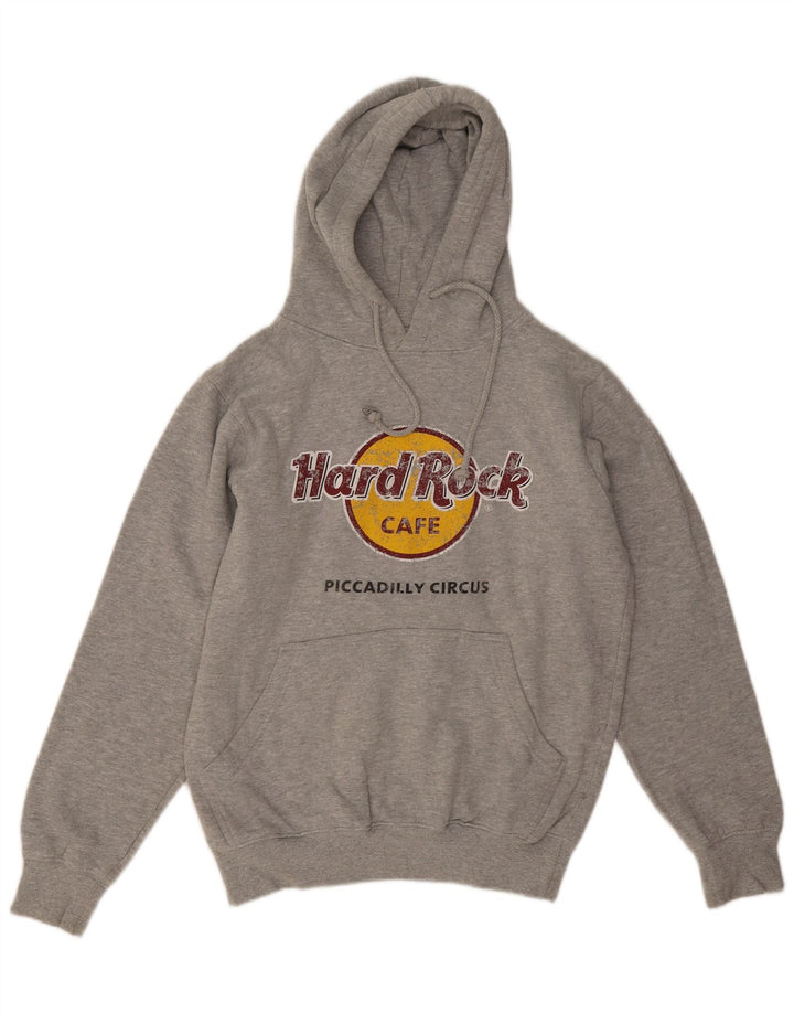 Hard Rock Cafe Muška majica s kapuljačom Piccabilly Circus Srednje siva s pjegama