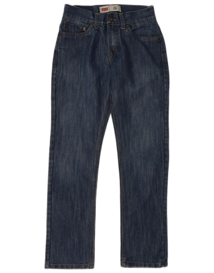 LEVI'S Boys 511 uske traperice 13-14 godina W27 L27 plavi pamuk