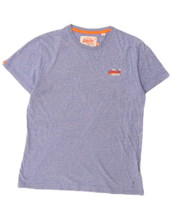 Superdry muška majica kratkih rukava Srednje plavi flekasti pamuk
