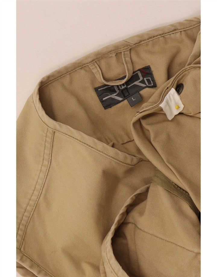 Vintage muška pomoćna jakna UK 40 Large Beige Cotton