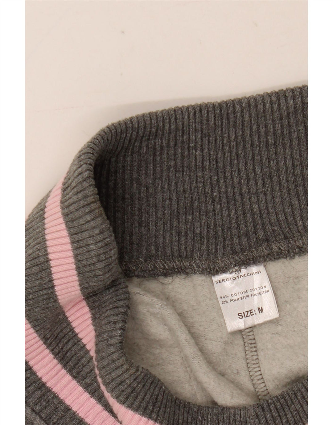 Sergio Tacchini ženske trenirke hlače UK 14 srednje sivi pamuk