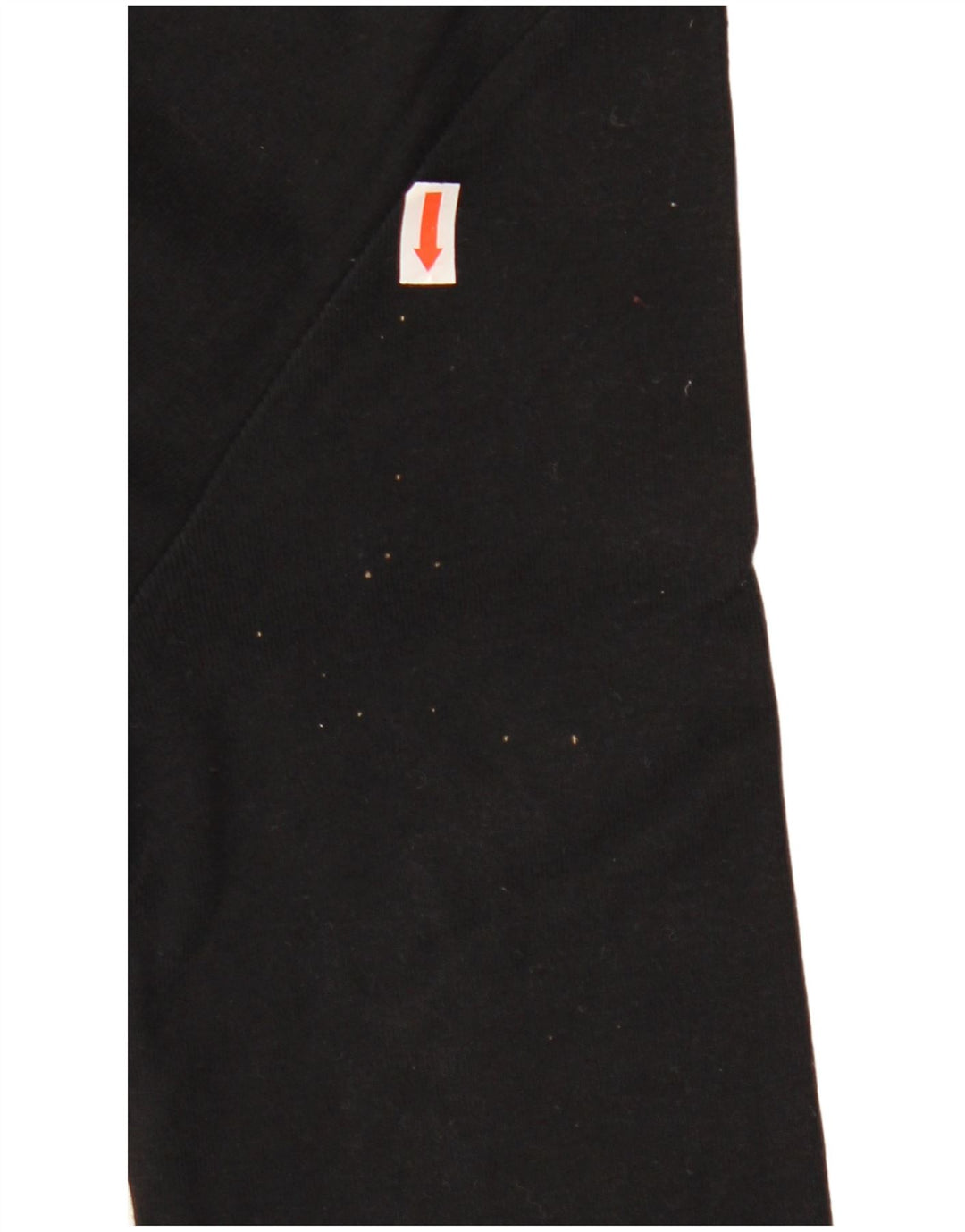 ARMANI JEANS Ženski top s 3/4 rukavima UK 12 srednje crni pamuk