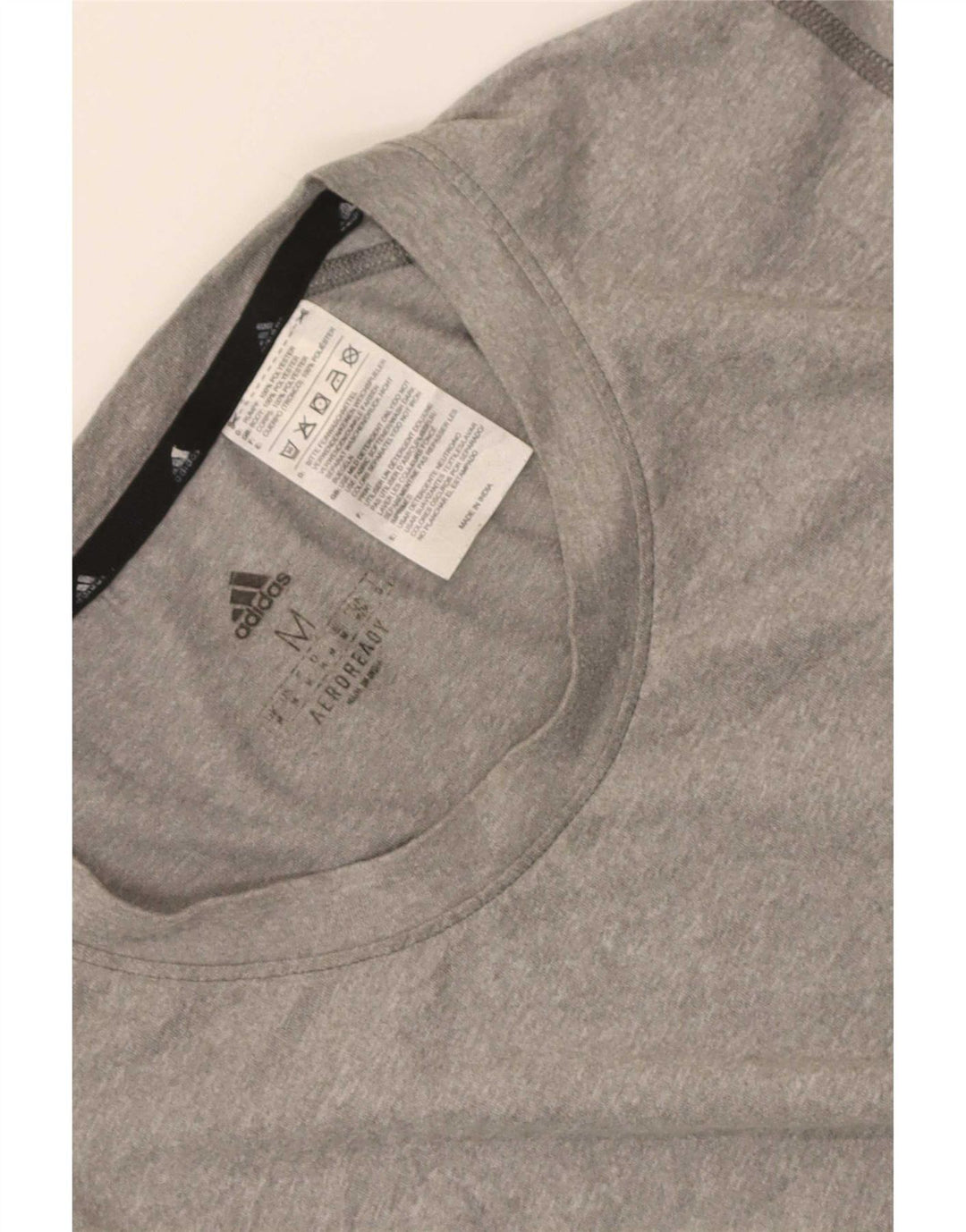 Adidas muška Aeroready majica kratkih rukava srednje sivi poliester