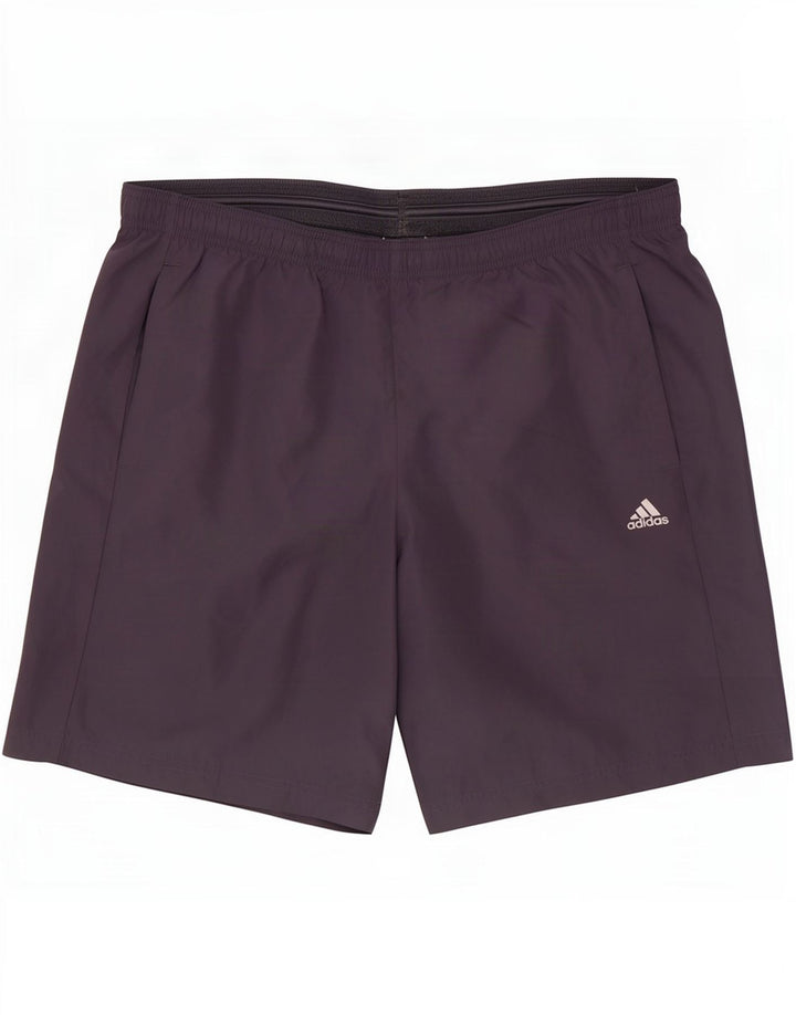 Adidas muške sportske kratke hlače Climalite veliki sivi poliester