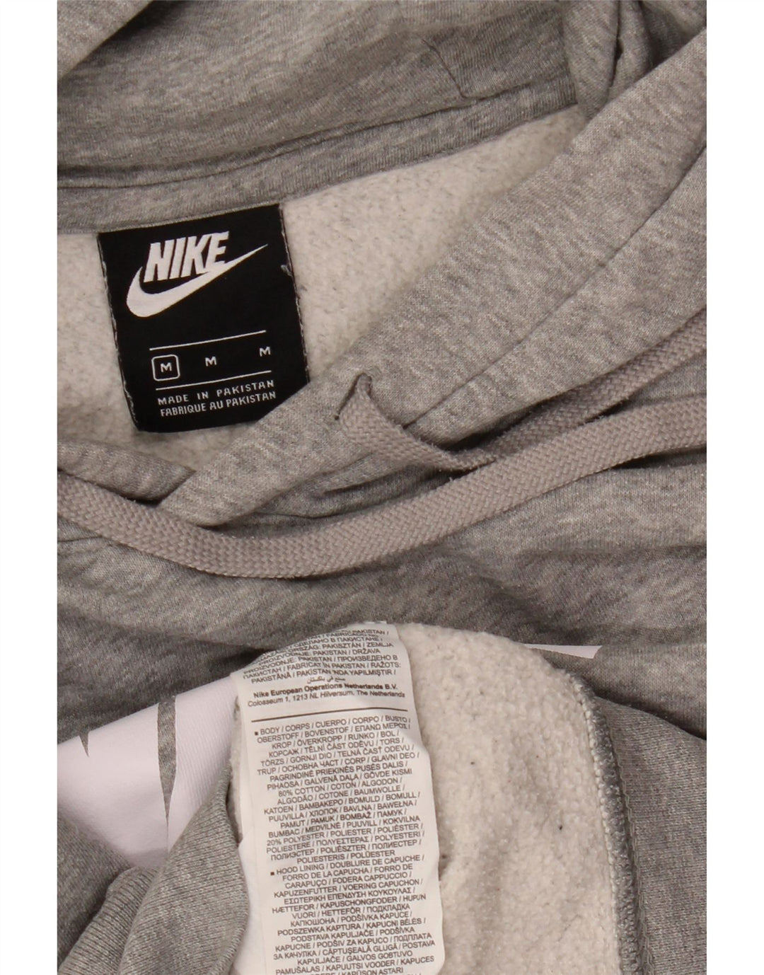 Nike muška majica s kapuljačom s kapuljačom, srednje sivi pamuk
