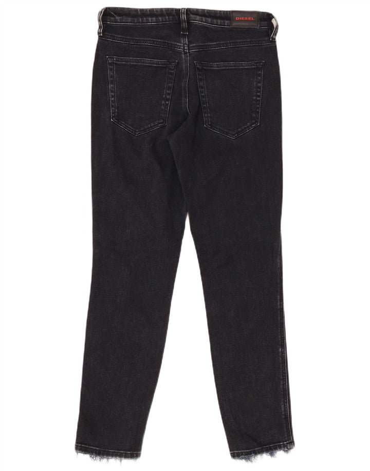 DIESEL Ženske uske uske traperice Babhila Regular Fit W27 L27 crni pamuk