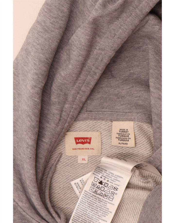 Levi's muška majica s kapuljačom XL, sivi pamuk