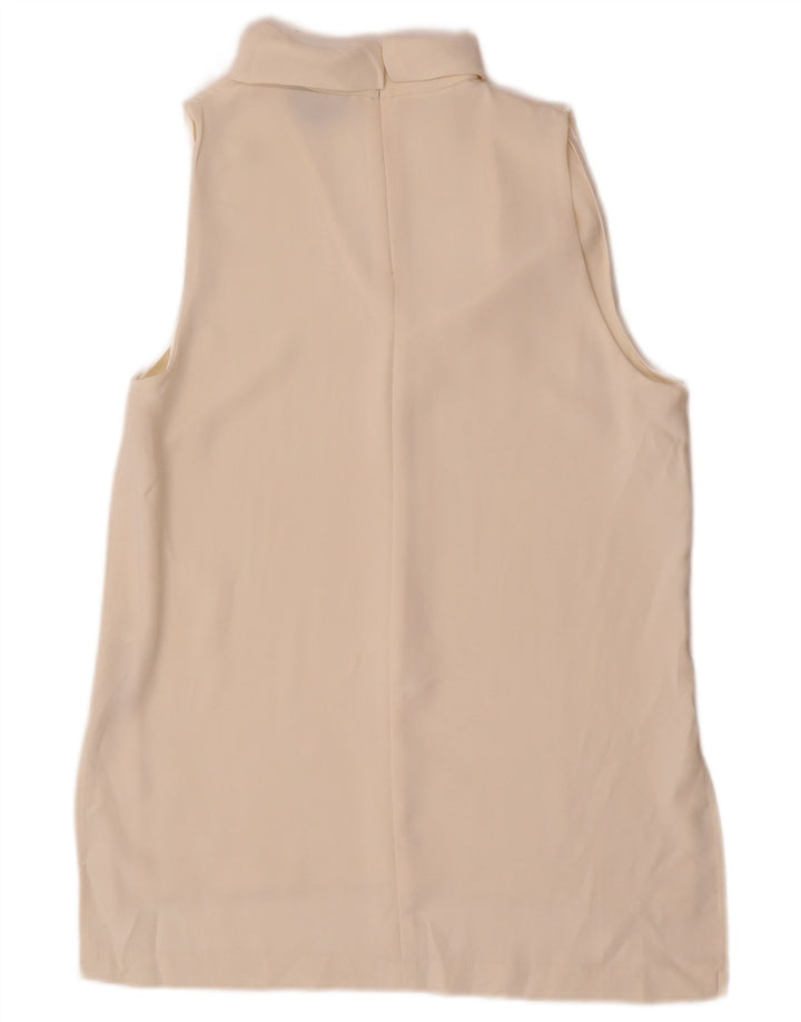 Topshop Ženska bluza bez rukava UK 10 Small Off White Poliester
