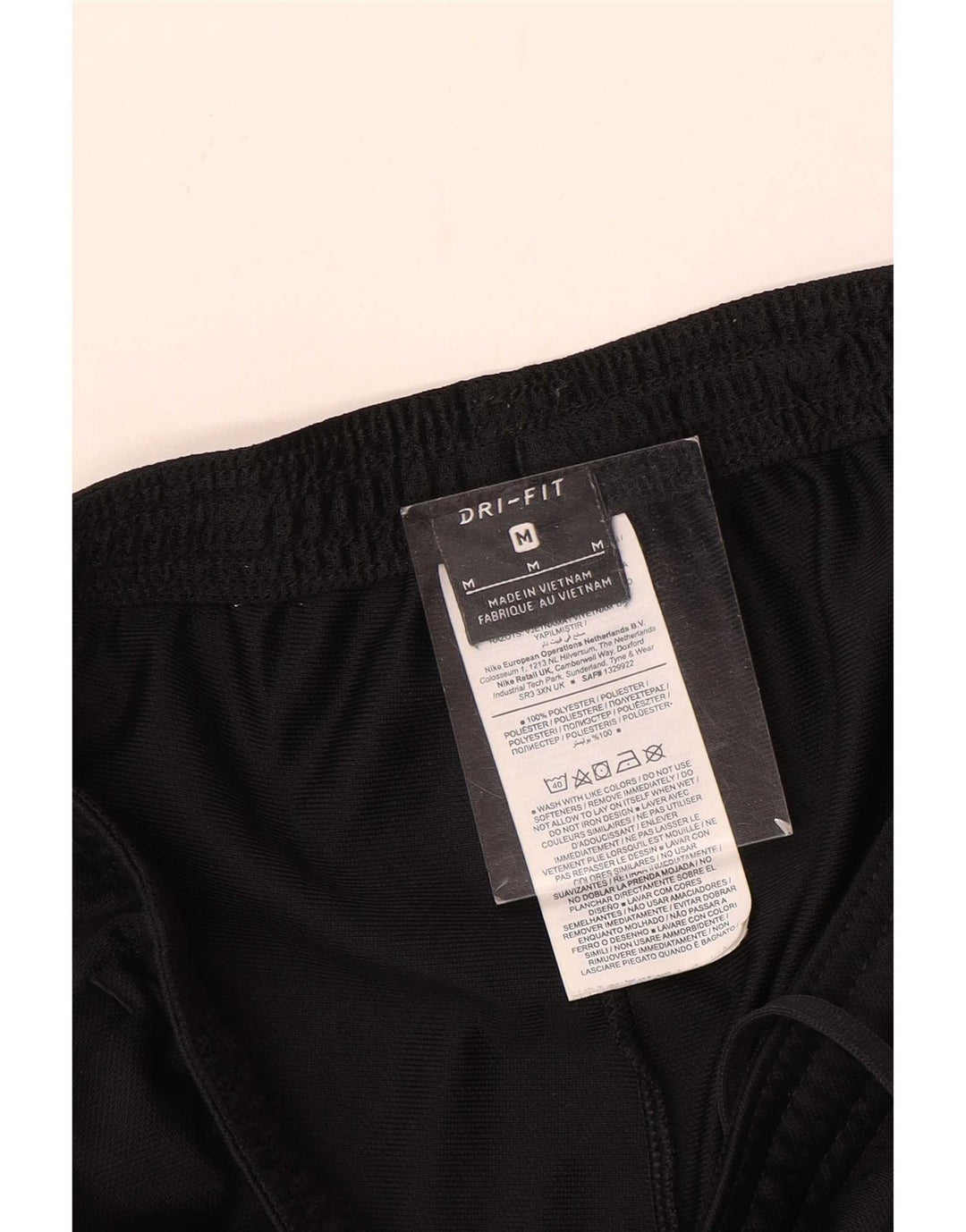 Ženske hlače za trenirku Nike Dri Fit UK 14 Srednji crni poliester