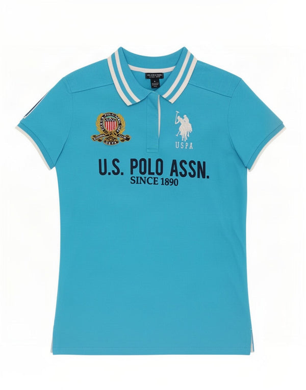 U.S. Polo Assn. Ženska grafička majica UK 14 Large Blue Cotton