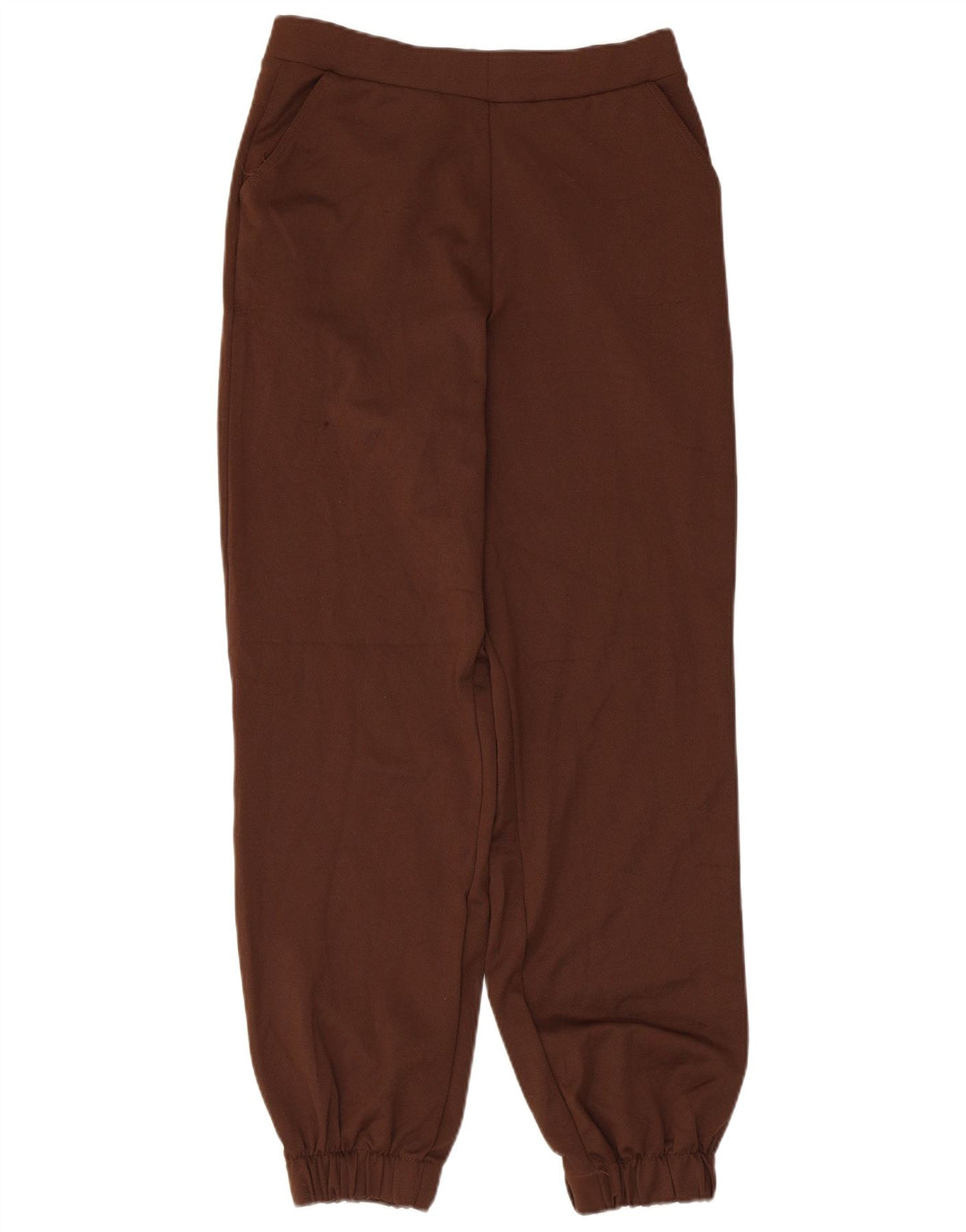 Ženska trenirka Zara Joggers UK 14 srednje smeđi poliester