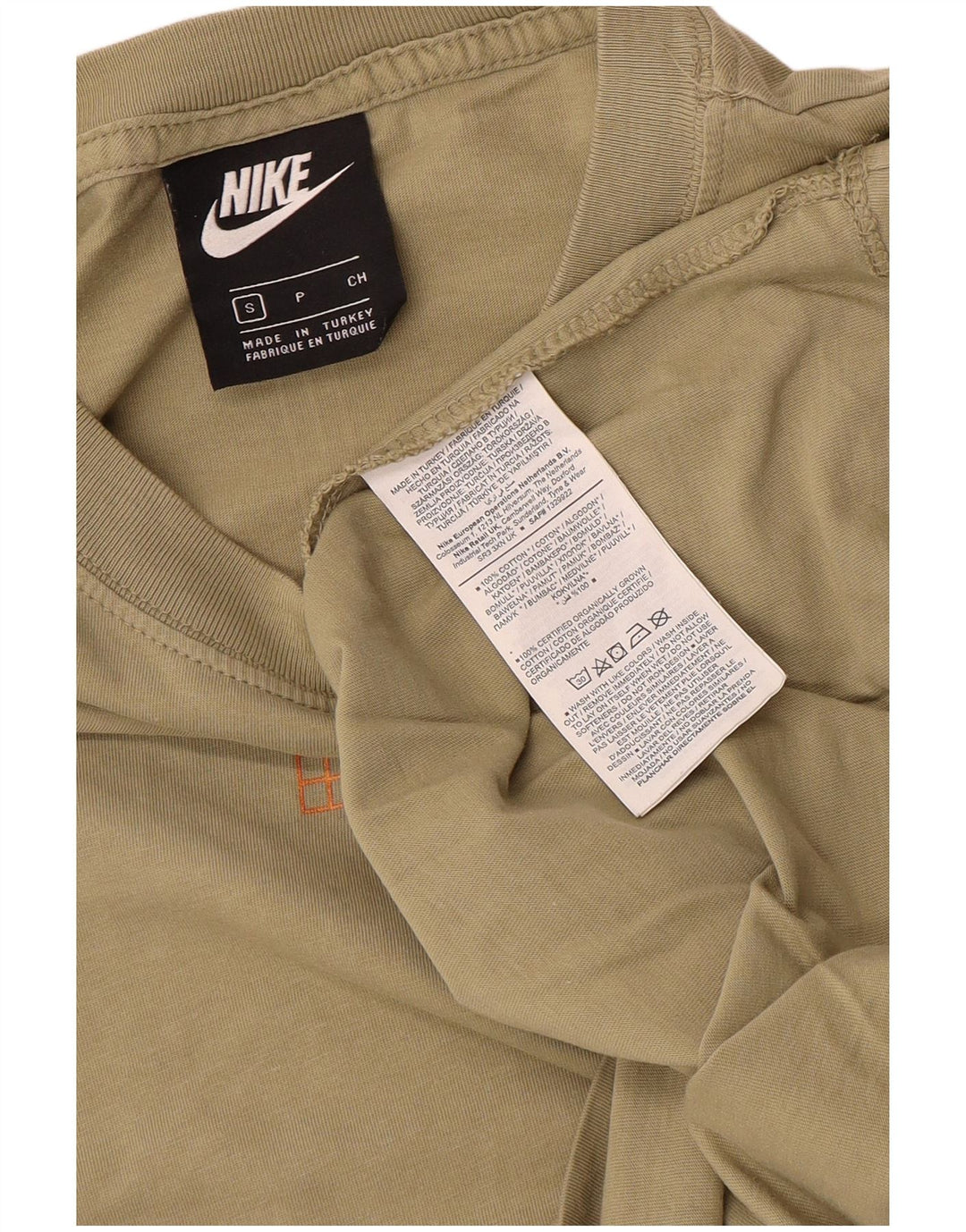 Nike muška majica s grafičkim motivima, mali kaki pamuk