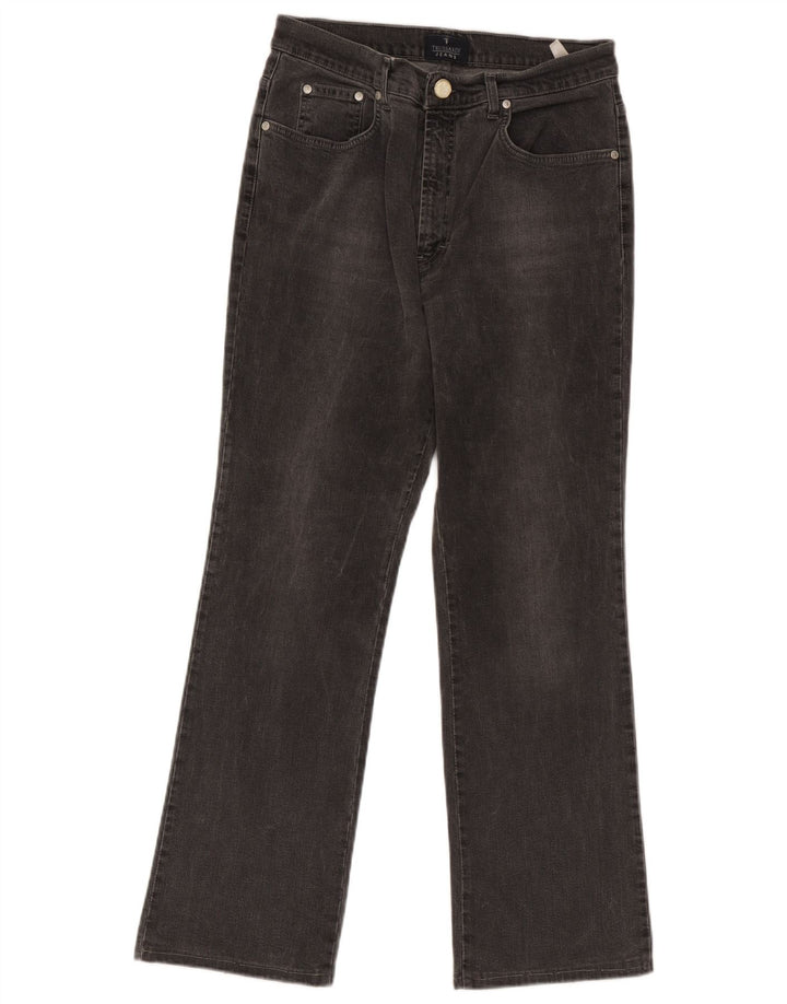 Ženske traperice Trussardi Bootcut W31 L28 sivi pamuk