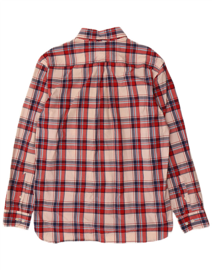 TOMMY HILFIGER Mens Shirt Large Multicoloured Check Cotton